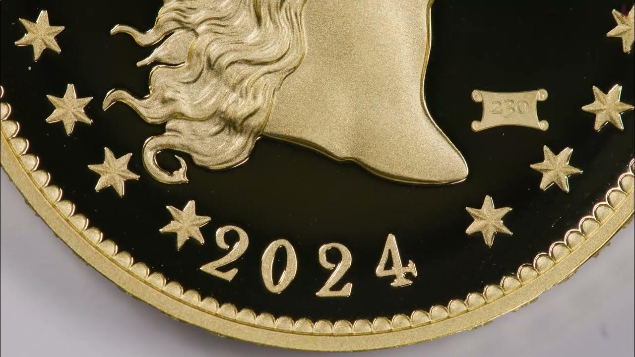 2024 Privy Mark 230th Anniversary Flowing Hair High Relief Gold Coins - 230th Anniversary Flowing Hair Gold Coin