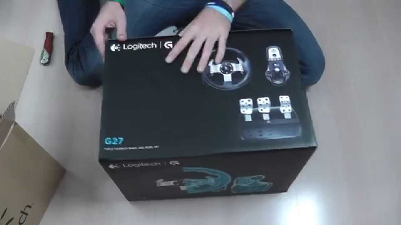 UNBOXING VOLANTE LOGITECH G27 