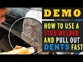 DEMO: How To Use a Stud Welder and Pull Out Dents FAST