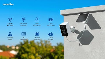 Wansview A1 Security Camera Review | 2K HD, Color Night Vision & Solar Power