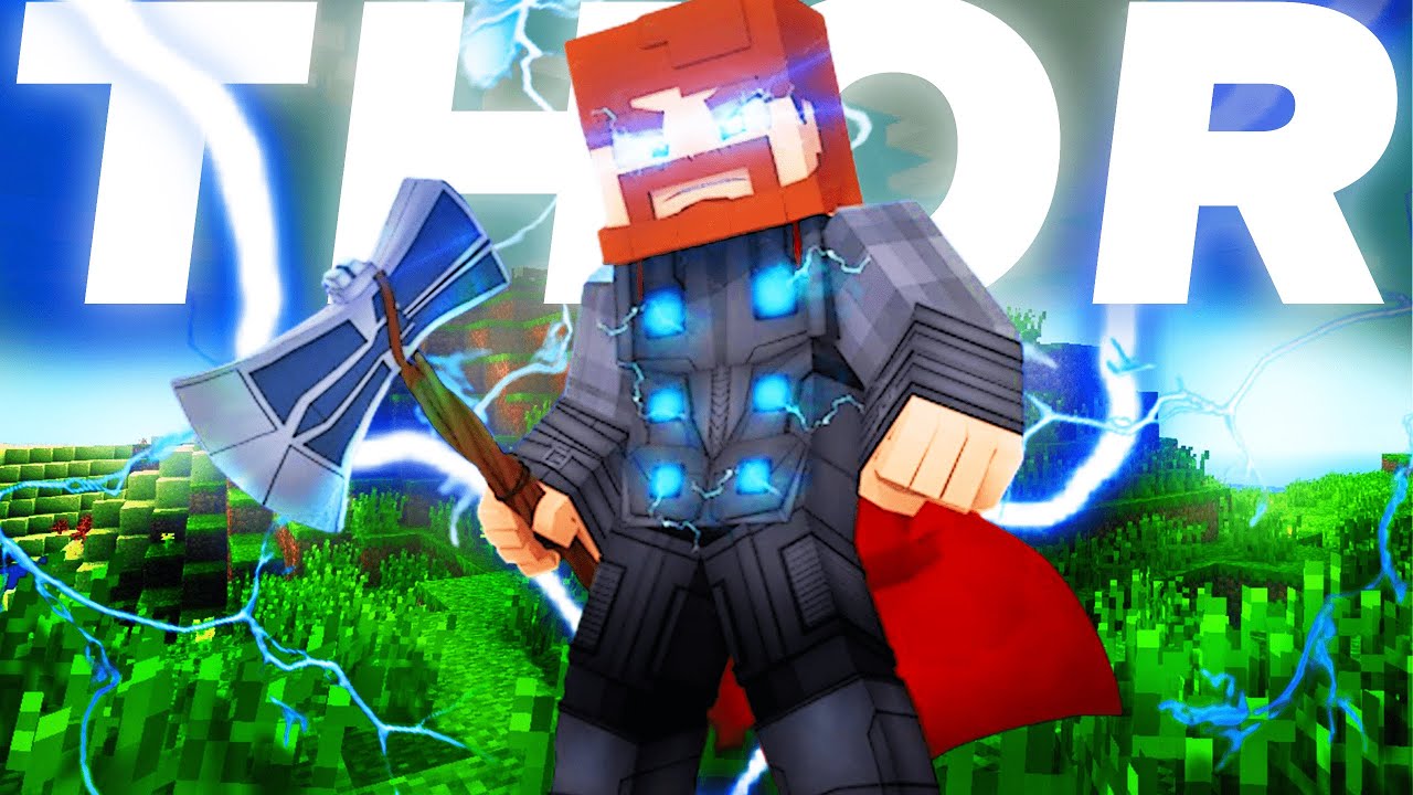 I BECAME THOR IN MINECRAFT......