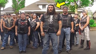 Burly Bikers Storm Court Looking For Bullied Kid, The Reason Why Will Make You Cry!