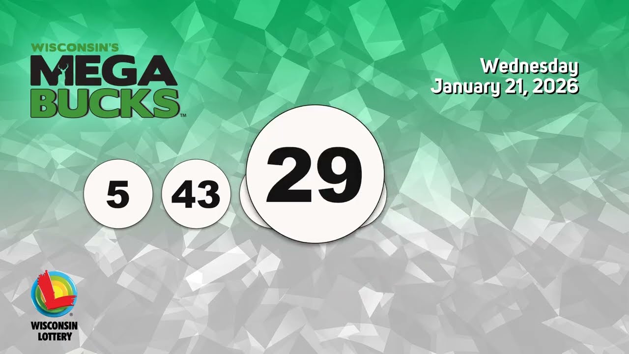 Wisconsin Lottery Evening Draw Plus 01/21/2026