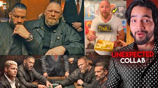 BROCK LESNAR & ROMAN REIGNS🤯...Controversial WWE Collab, Why? Dean Ambrose Diwali Party