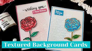 Textured Background Cards | Creating a Textured Card Background | Easy Cards Tutorial