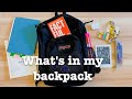 What's in my backpack