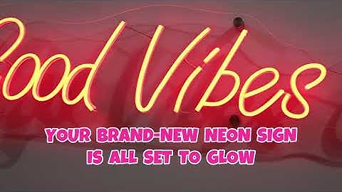 How to mount a Custom LED Neon Sign from Crazy Neon on your wall?