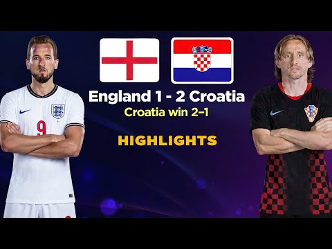 Croatia beats England 2-1 | All goals and extended match highlights