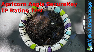 Testing the IP68 rating of the Apricorn Aegis Secure Key 3.0 | Offgrid Technology