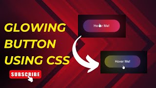 Animated Glowing Button Hover Effect Using HTML and CSS #html #css3 #javascriptcode