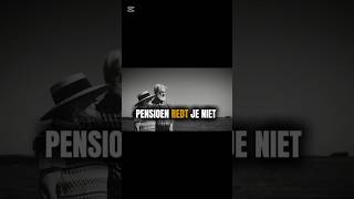 Je pensioen gaat je niet redden #vermogen #discipline #geld #beleggen #financieel #toekomst #mindset