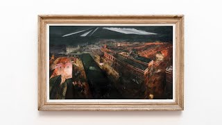 Richard Eurich - Night Raid on Portsmouth Docks - Tate Britain - London - October 2018