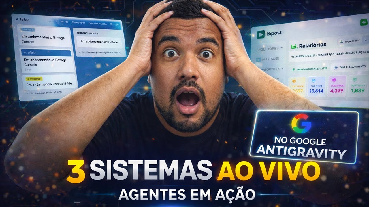 Google Antigravity: Criei 2 SISTEMAS REAIS e um Clone do Trello (Eleve em 100%) 