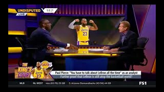 UNDISPUTED Shannon \& Skip react Paul pierce comments LeBron James is still atop the basketball world