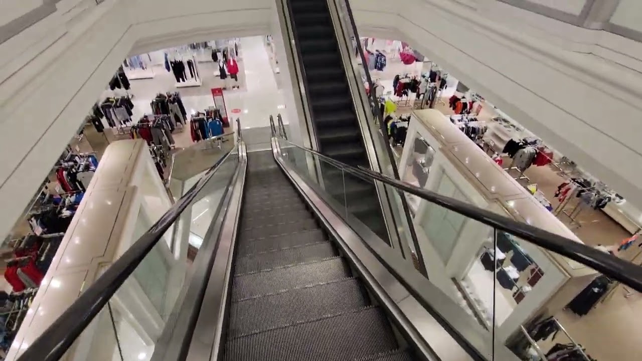 Schindler Escalators at Macy's at The Shops at Willow Bend (Willow Bend Mall), Plano, TX.