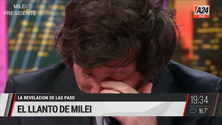 Javier Milei se emociona en lo de Viviana Canosa, A24- 13/09/21