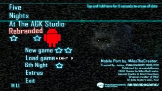 Five Nights At The Agk Studio Rebranded Android (Night 1-6 & Extras!)