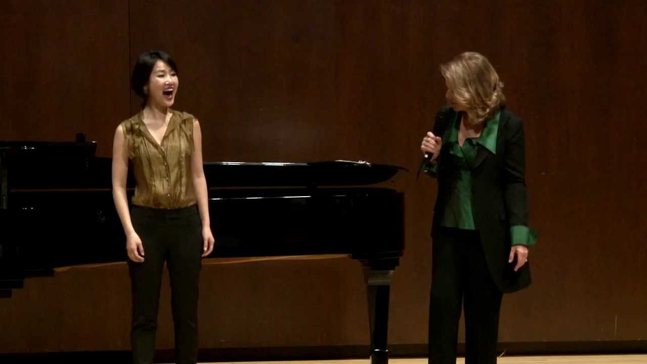 Renée Fleming Master Class, February 13, 2014: Hyesang Park and Bretton Brown