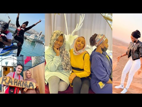 Rahama sadau, Hadiza Gabon, da fati washa a kasar Dubai, Yawon shakatawa da hutun karshen shekara