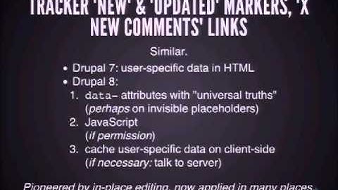 DrupalCon Prague 2013: BUILDING REALLY FAST WEBSITES WITH DRUPAL 8