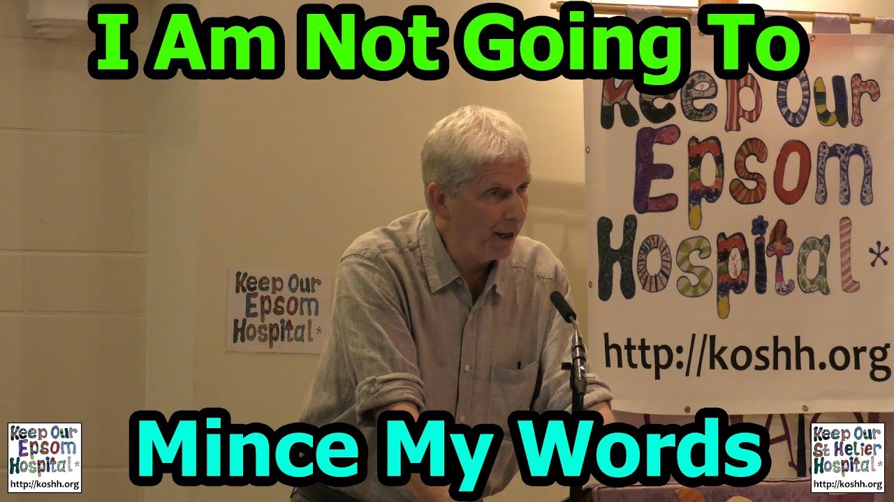 I Am Not Going To Mince My Words YouTube