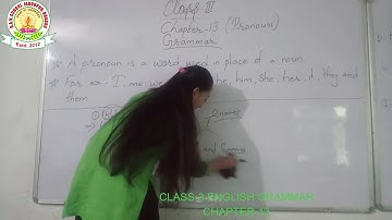DAV SCHOOL TUTORIAL CLASS 3 ENGLISH GRAMMAR CHAPTER 13 BY SUSHMITA MISS