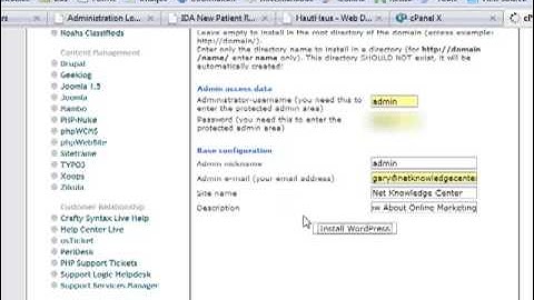 How To Install Wordpress Using Cpanel Fantastico