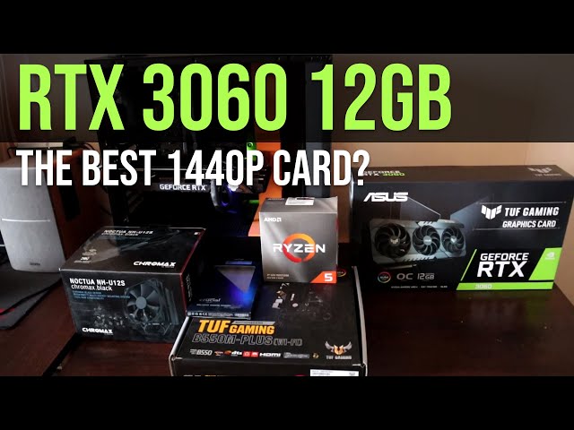 RTX 3060 12GB  Ryzen 5 3600 test in 17 games 1440p 