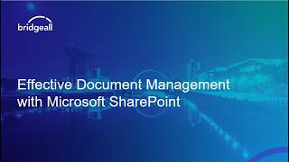 Effective Document Management with Microsoft SharePoint - 2026