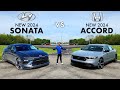 MIDSIZE RIVALS! -- 2024 Hyundai Sonata vs. 2024 Honda Accord Sport: Comparison