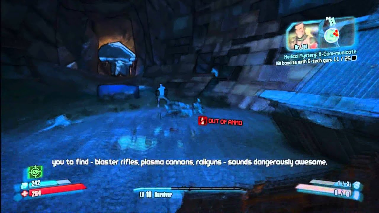 How to Find E-Tech Weapons Borderlands 2 Mission - YouTube