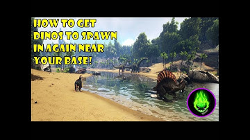 Ark - How To Get Wild Dinos To Start Re-Spawning Again!