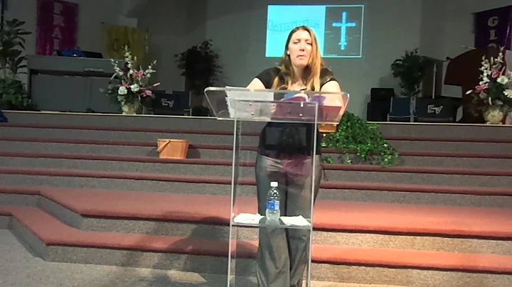 Melissa VanDyke's first Sermon Aug 26,2012 Broken?...