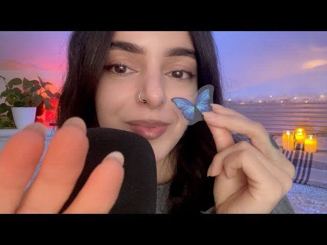 ASMR Super close to the mic, just like you asked 😬 mouth sounds, tapping, tracing, mic scratching... class=