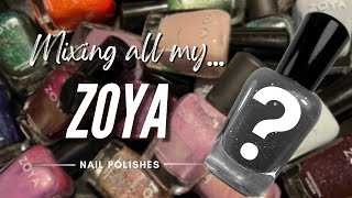 Mixing all my... ZOYA nail polish!