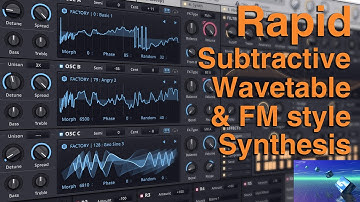 Parawave Rapid: Subtractive, Wavetable & FM style Synthesis
