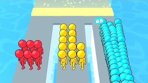 Runner Pusher - All Levels Gameplay Android, iOS