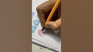 Mandala Pattern (14/50) | Visit my channel for a complete tutorial on 50 unique mandala patterns ♥️