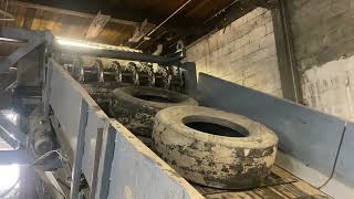 Barclay 4.9P Primary Tire Shredder Processing Semi Truck Tires