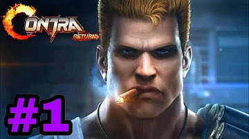 CONTRA Returns "Prologue" Android Gameplay Walkthrough Part 1