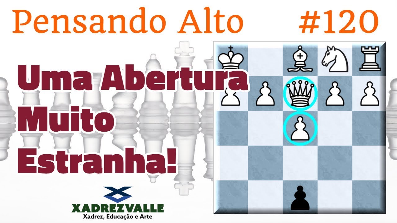 ♟️Série Pensando Alto: partidas online jogadas pelo Mestre FIDE Adriano  Valle e comentadas enquanto joga. O Sistema London é inofen…