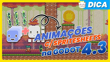 CRIANDO Animações com Animated Sprite 2D + Spritesheet na Godot 4.3 | Godot Tutorial