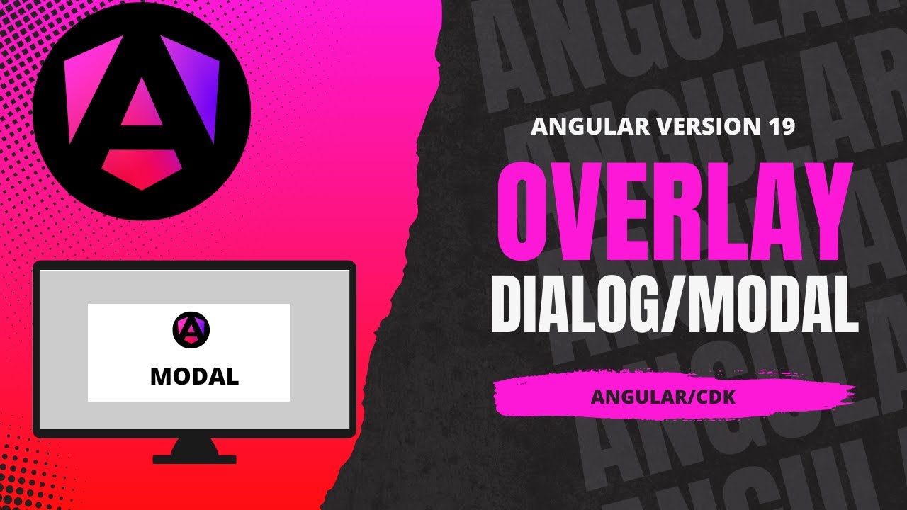 Angular Overlay | Creación de Dialog/Modal - YouTube