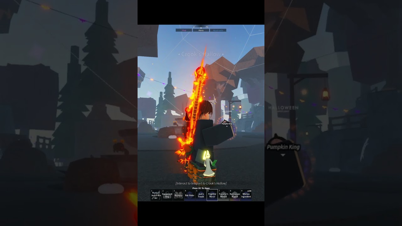 Witch's Broom Boat 😮 #fisch