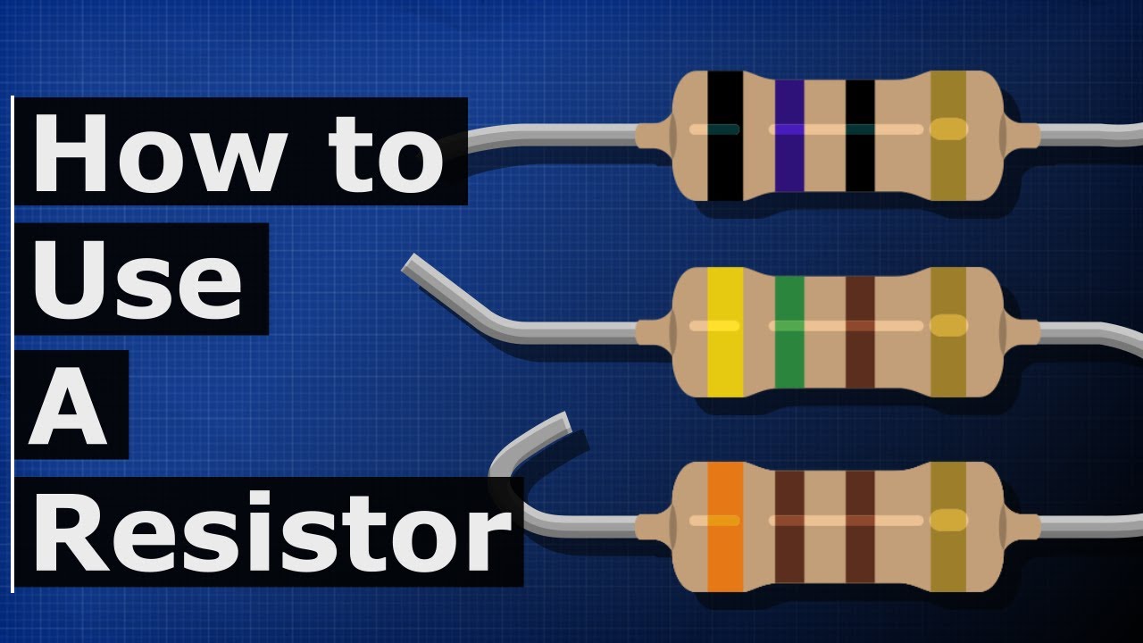 How to use a Resistor - Basic electronics engineering 