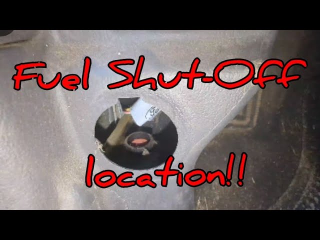 97-03 Ford Escort ZX2 fuel SHUT-OFF switch location!! #ford #zx2