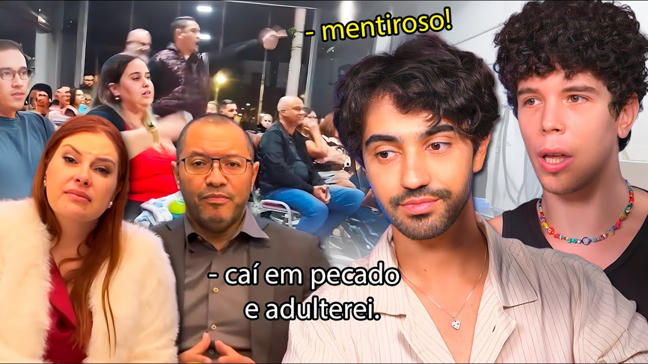 fieis expõem traição do pastor e culto termina em polícia