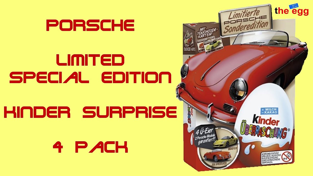 Kinder surprise porsche
