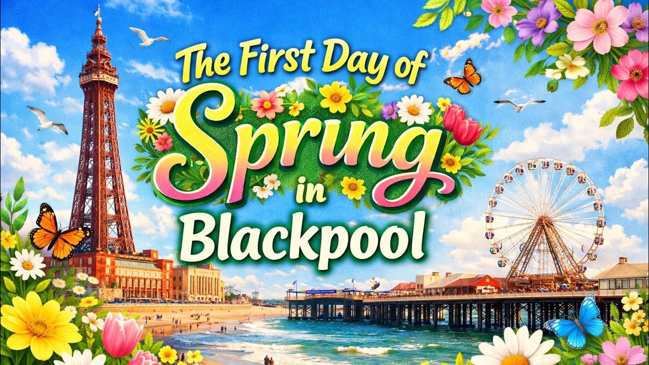 The first day of Spring in Blackpool 🌹🌸🌺🌼