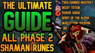 How to get ALL Phase 2 Shaman Runes Season of Discovery